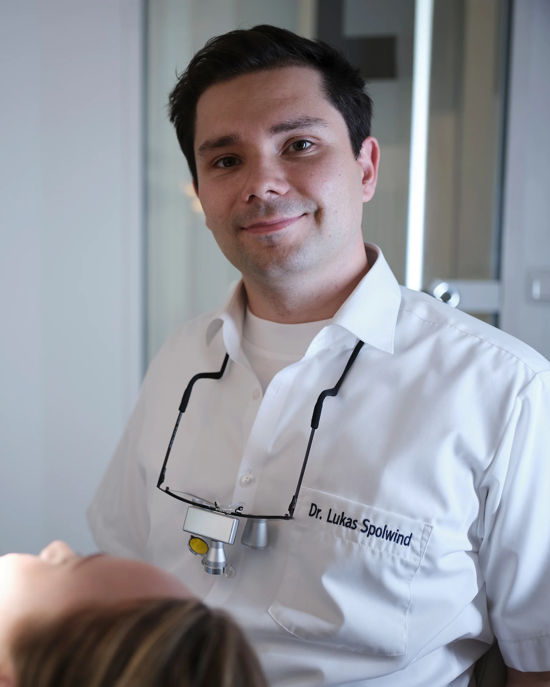 Dr. Lukas Spolwind bei der Arbeit